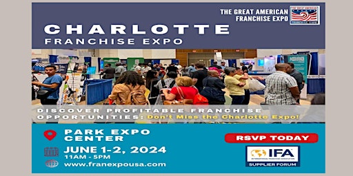 Imagem principal do evento Charlotte Franchise Expo