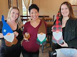 Paint A Gnome Wall Hanger (Wood) at Logan's Roadhouse with Creatively Carrie! primary image