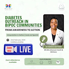 From Awareness to Action: Diabetes Outreach in BIPOC Communities primary image