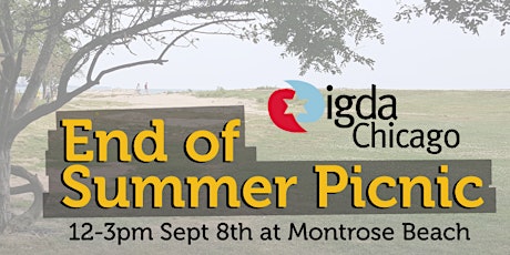 IGDA Chicago's End of Summer Picnic 2019 primary image
