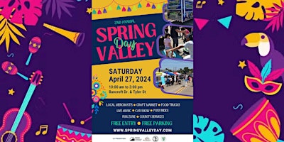 Hauptbild für 2nd Annual Spring Valley Day