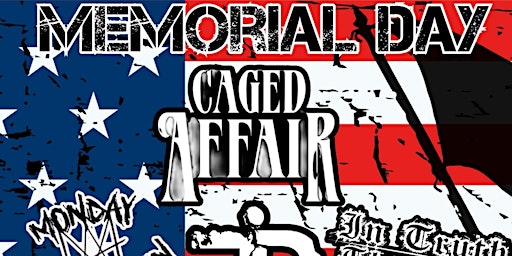 Imagem principal do evento Caged Affair / Falling In Place / Monday Afternoon / In Truth They Lie