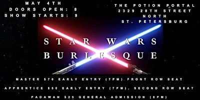 Ybor City Sirens LLC Presents: Star Wars Burlesque primary image