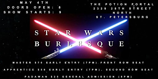 Imagem principal do evento Ybor City Sirens LLC Presents: Star Wars Burlesque