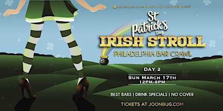 Imagen principal de Philadelphia St Patrick's Day Bar Crawl 3/17 Presented By Joonbug.com