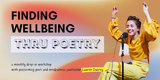 Hauptbild für Finding Wellbeing through Poetry