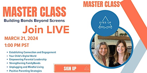 Imagen principal de Free Master Class - EyesUP.Online Building Bonds Beyond Screens