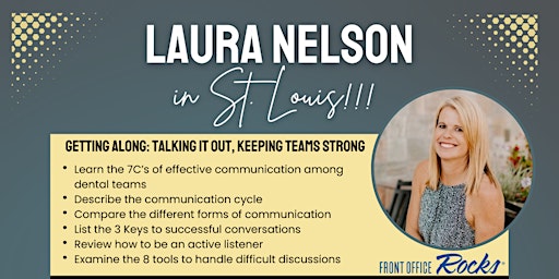 Imagen principal de Laura Nelson from Front Office Rocks presents Getting Along: Talking It Out