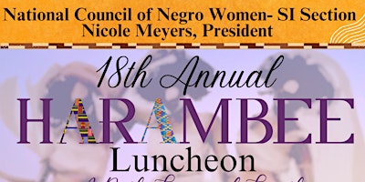 Primaire afbeelding van NCNW-SI - 18th Annual Harambee Celebration