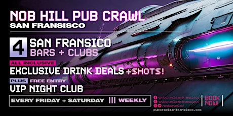 NOB HILL PUB CRAWL | Saturday primary image