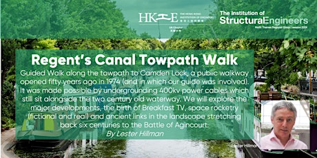 Regent's Canal Towpath Walk primary image