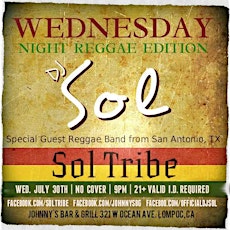 WED Nite Reggae Party w/ DJ SOL & SOL TRIBE primary image