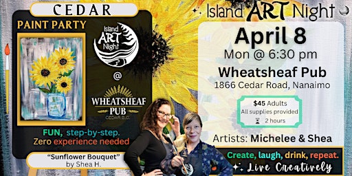 Imagem principal do evento Paint Party at the Wheaty - let's have some FUN!