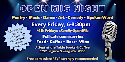 Open Mic Night (Ages 16+) primary image