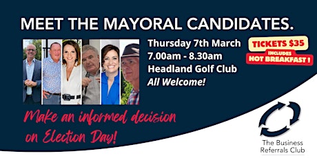 Image principale de MEET THE MAYORAL CANDIDATES