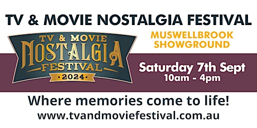 Imagem principal do evento TV & Movie Nostalgia Festival