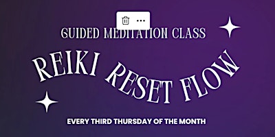 Reiki Reset Flow: Guided Meditation Class (Charlotte) primary image