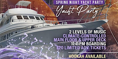 Imagem principal de Spring Hip Hop vs Reggae® Saturday Majestic Princess Yacht Party Pier 36