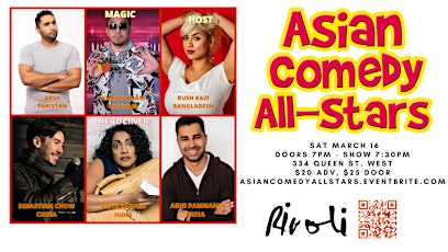 Asian Comedy All-Stars with Aliya Kanani! primary image