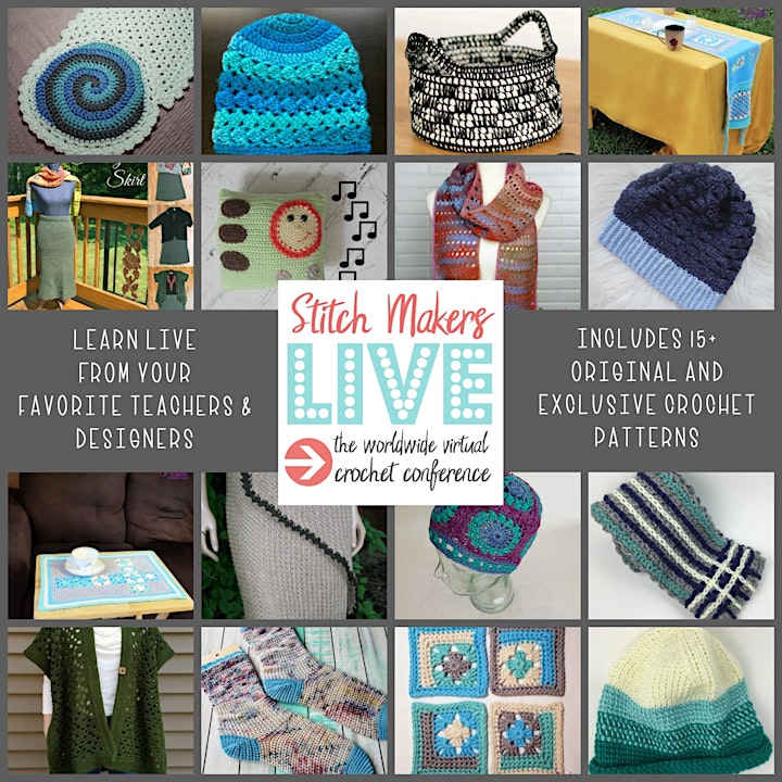 Stitch Makers Live 2019: The Worldwide Virtual Crochet Conference image