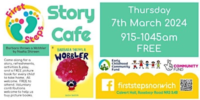 First Steps does Story Cafe - BARBARA THROWS A WOBBLER primary image