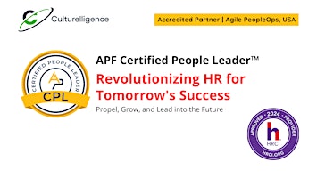 Imagen principal de APF Certified People Leader™ (APF CPL™) Jul 10-11, 2024