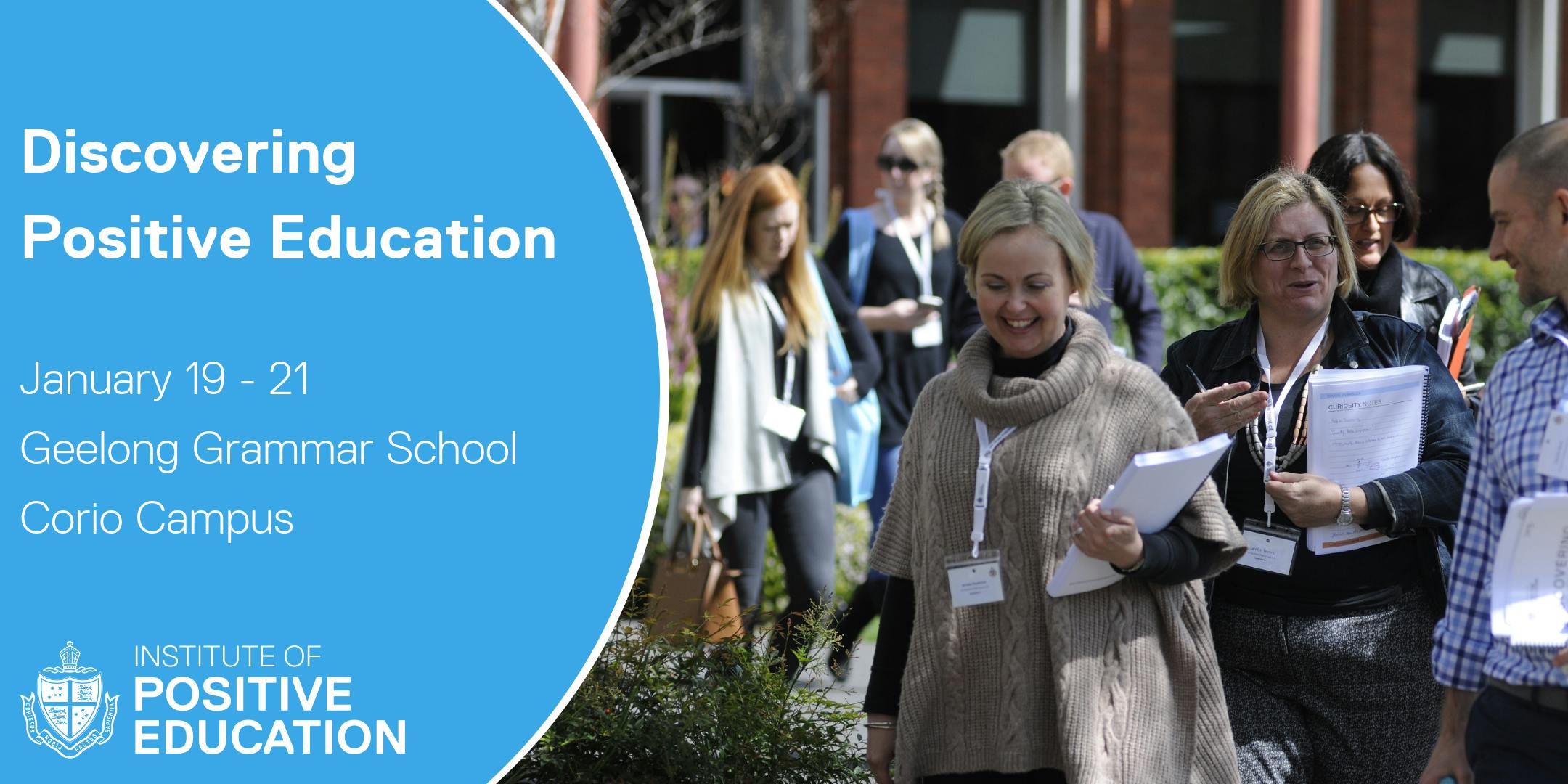 Discovering Positive Education, Geelong (January 2020)