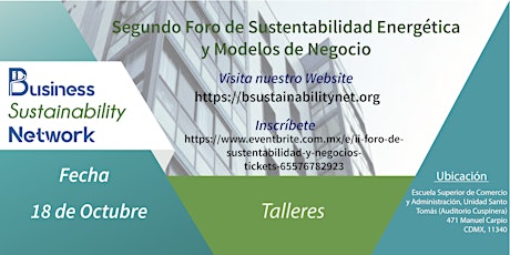 Imagen principal de Segundo Foro de Sustentabilidad Energética y Modelos de Negocios