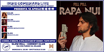 Imagem principal de Stand up comedy show: RAPA NUI by Fill Pill