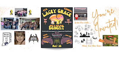 Primaire afbeelding van 4th Annual Lacey Grace Jeep & Bike Ride Benefit