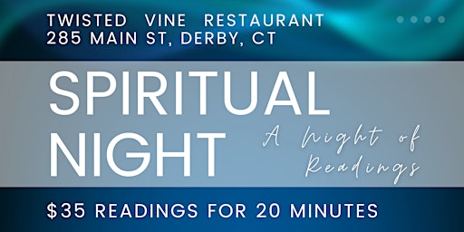 Spiritual Night - A Night of Readings primary image