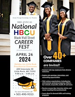 3rd Annual HBCU Black Wall Street Career Fest 2024 primary image