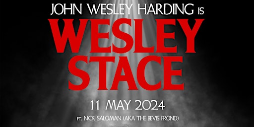 Imagem principal do evento John Wesley Harding is Wesley Stace