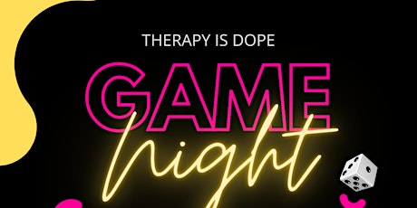 THERAPY GAME NIGHT