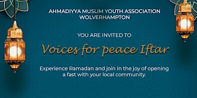 Voices For Peace Iftar primary image