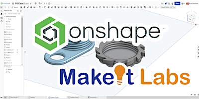 Primaire afbeelding van Onshape 101 - Introduction to Basic 3D CAD in Onshape