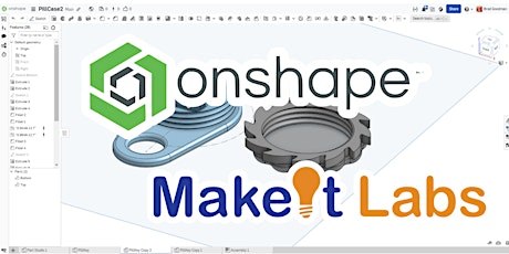 Onshape 101 - Introduction to Basic 3D CAD in Onshape