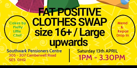 FAT POSITIVE CLOTHES SWAP - Plus size 16+ / Large - All Genders Welcome