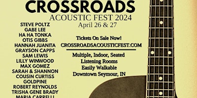 Primaire afbeelding van Crossroads Acoustic Fest 2024