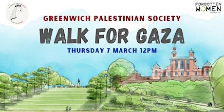 Greenwich Walk for Gaza primary image