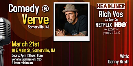 Comedy at Verve w/ Rich Vos primary image