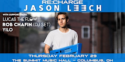 RE:CHARGE ft JASON LEECH – Thursday February 29
