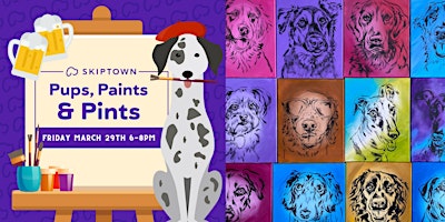 Pups Paints & Pints at Skiptown with StudioSRV primary image