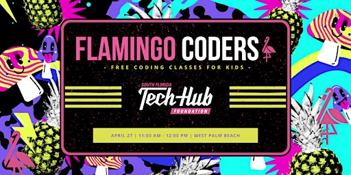 Primaire afbeelding van FREE Kids Coding Classes | Become a Flamingo Coder!