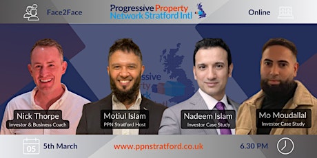 London Event | Progressive Property Network Stratford 5th March primary image