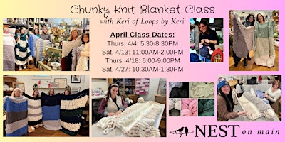 Chunky Knit Blanket Workshop w/Keri from Loops by Keri primary image