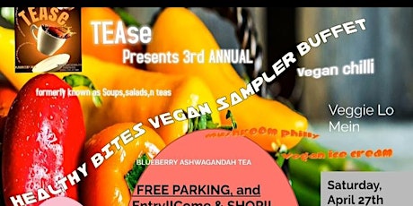 HEALTHY BITES VEGAN SAMPLER BUFFET, & BUSINESS/VENDOR NETWORKING MEETUP