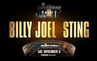 BILLY JOEL concert shuttle bus from The Palms Casino Resort 11/9/2024