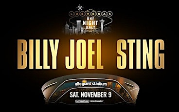 BILLY JOEL concert shuttle bus from The Palms Casino Resort 11/9/2024