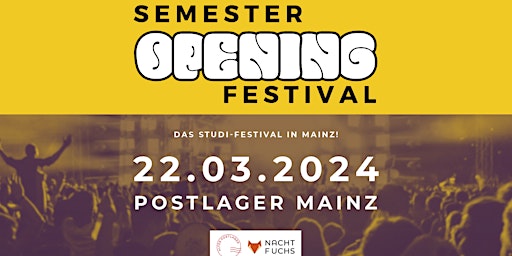 Semester Opening Festival (AStA HS Mainz X Nachtfuchs) primary image